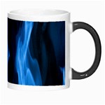 Smoke Flame Abstract Blue Morph Mugs Right