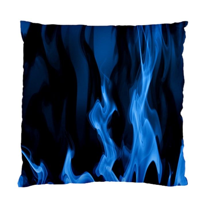 Smoke Flame Abstract Blue Standard Cushion Case (Two Sides)