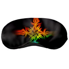 Smoke Rainbow Abstract Fractal Sleeping Masks