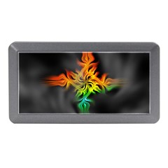 Smoke Rainbow Abstract Fractal Memory Card Reader (mini)