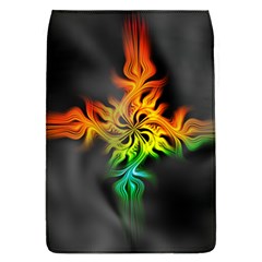 Smoke Rainbow Abstract Fractal Removable Flap Cover (l)