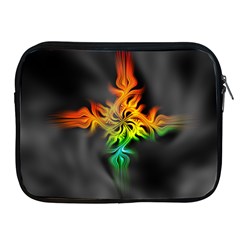 Smoke Rainbow Abstract Fractal Apple Ipad 2/3/4 Zipper Cases