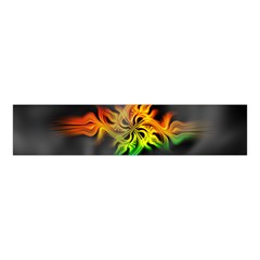 Smoke Rainbow Abstract Fractal Velvet Scrunchie