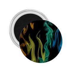 Smoke Rainbow Colors Colorful Fire 2 25  Magnets by HermanTelo