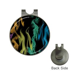 Smoke Rainbow Colors Colorful Fire Hat Clips With Golf Markers