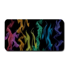 Smoke Rainbow Colors Colorful Fire Medium Bar Mats by HermanTelo