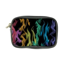 Smoke Rainbow Colors Colorful Fire Coin Purse