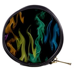 Smoke Rainbow Colors Colorful Fire Mini Makeup Bag