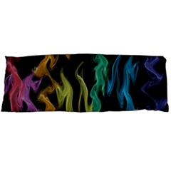 Smoke Rainbow Colors Colorful Fire Body Pillow Case (dakimakura)