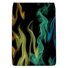 Smoke Rainbow Colors Colorful Fire Removable Flap Cover (l)