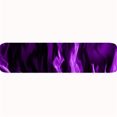 Smoke Flame Abstract Purple Large Bar Mats