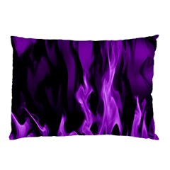 Smoke Flame Abstract Purple Pillow Case