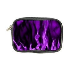 Smoke Flame Abstract Purple Coin Purse