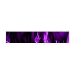 Smoke Flame Abstract Purple Flano Scarf (mini)