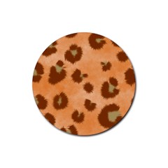 Seamless Tile Background Abstract Rubber Coaster (round)  by HermanTelo