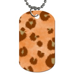 Seamless Tile Background Abstract Dog Tag (two Sides)