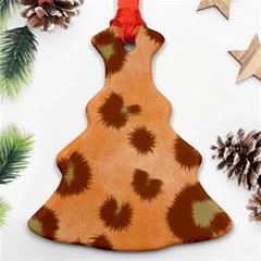 Seamless Tile Background Abstract Christmas Tree Ornament (two Sides)