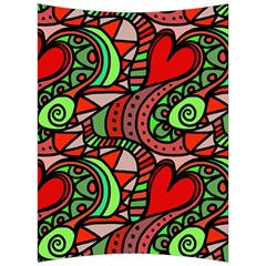 Seamless Heart Love Valentine Back Support Cushion by HermanTelo