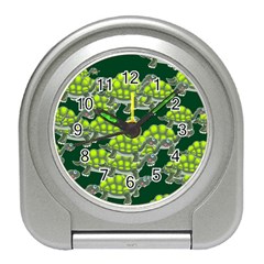 Seamless Turtle Green Travel Alarm Clock