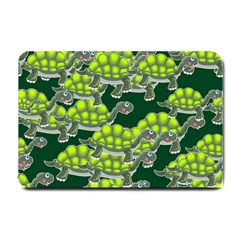 Seamless Turtle Green Small Doormat 