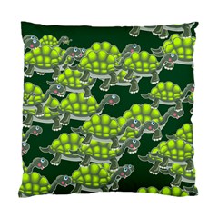 Seamless Turtle Green Standard Cushion Case (one Side) by HermanTelo