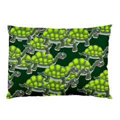 Seamless Turtle Green Pillow Case