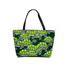 Seamless Turtle Green Classic Shoulder Handbag