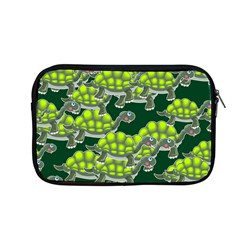 Seamless Turtle Green Apple Macbook Pro 13  Zipper Case by HermanTelo