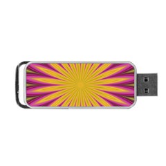 Petal Flower Fractal Fabric Floral Portable Usb Flash (two Sides)