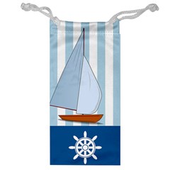 Yacht Boat Nautical Ship Jewelry Bag