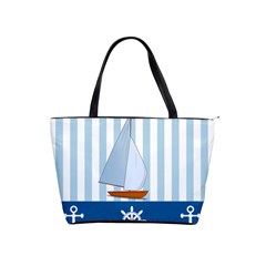 Yacht Boat Nautical Ship Classic Shoulder Handbag