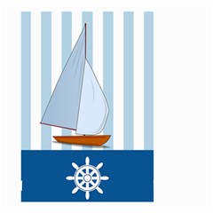 Yacht Boat Nautical Ship Small Garden Flag (two Sides) by HermanTelo