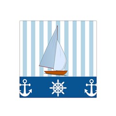 Yacht Boat Nautical Ship Satin Bandana Scarf by HermanTelo