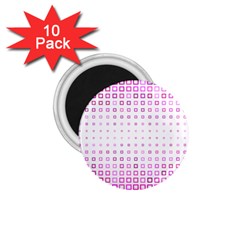 Square Pink Pattern Decoration 1 75  Magnets (10 Pack)  by HermanTelo