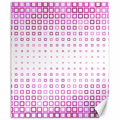 Square Pink Pattern Decoration Canvas 20  X 24 