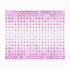 Square Pink Pattern Decoration Small Glasses Cloth (2-side) by HermanTelo