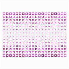 Square Pink Pattern Decoration Large Glasses Cloth by HermanTelo