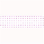 Square Pink Pattern Decoration Large Bar Mats 32 x8.5  Bar Mat