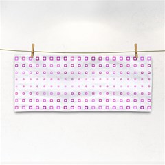 Square Pink Pattern Decoration Hand Towel by HermanTelo