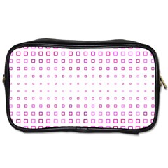 Square Pink Pattern Decoration Toiletries Bag (one Side) by HermanTelo