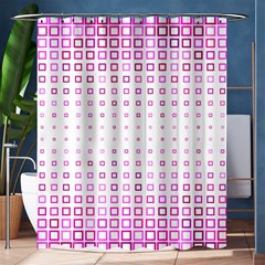 Square Pink Pattern Decoration Shower Curtain 60  X 72  (medium)  by HermanTelo