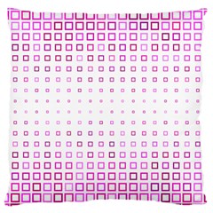 Square Pink Pattern Decoration Large Cushion Case (one Side)