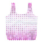 Square Pink Pattern Decoration Full Print Recycle Bag (L) Back