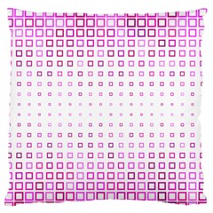 Square Pink Pattern Decoration Standard Flano Cushion Case (two Sides)