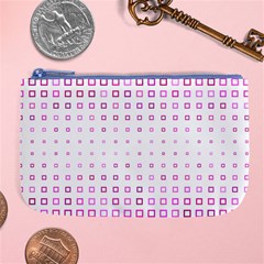 Square Pink Pattern Decoration Large Coin Purse by HermanTelo