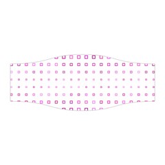 Square Pink Pattern Decoration Stretchable Headband by HermanTelo