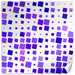 Square Purple Angular Sizes Canvas 12  X 12  by HermanTelo