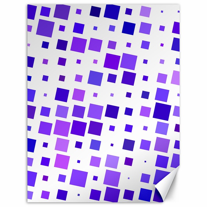 Square Purple Angular Sizes Canvas 12  x 16 