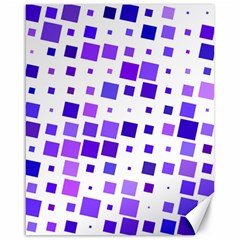 Square Purple Angular Sizes Canvas 16  X 20  by HermanTelo