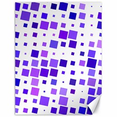 Square Purple Angular Sizes Canvas 18  X 24  by HermanTelo